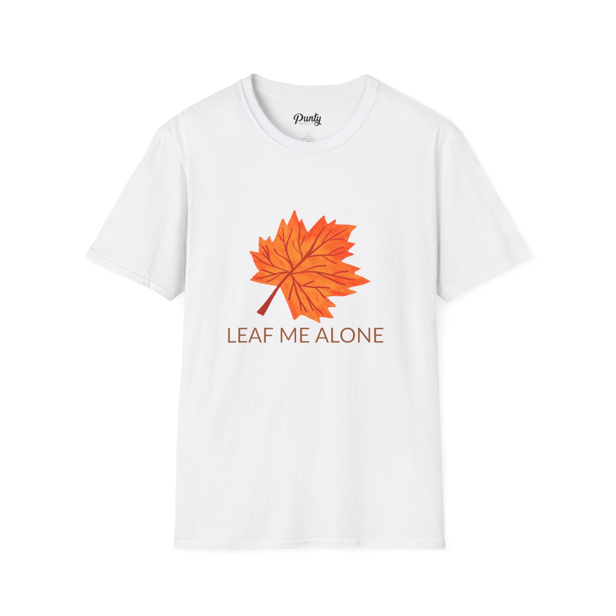 Leaf Me Alone Softstyle Cotton Tee