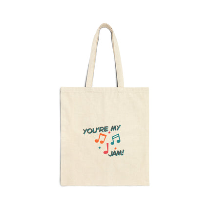 You're My Jam Cotton Canvas Tote