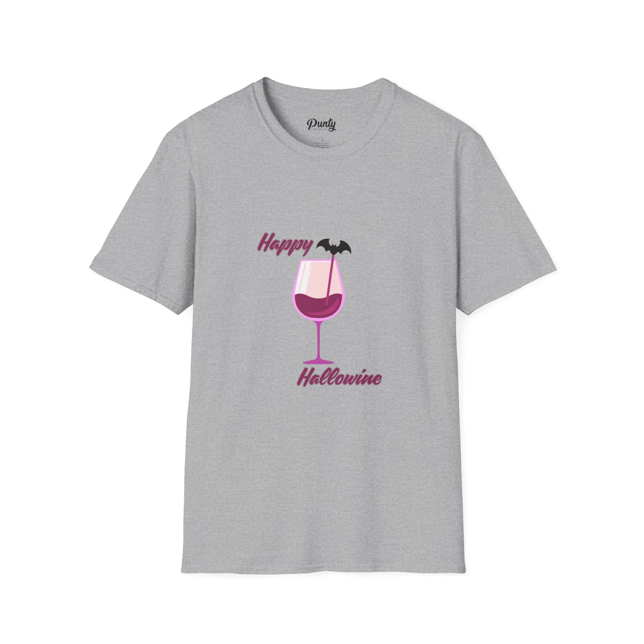 Happy HalloWine Softstyle Cotton Tee
