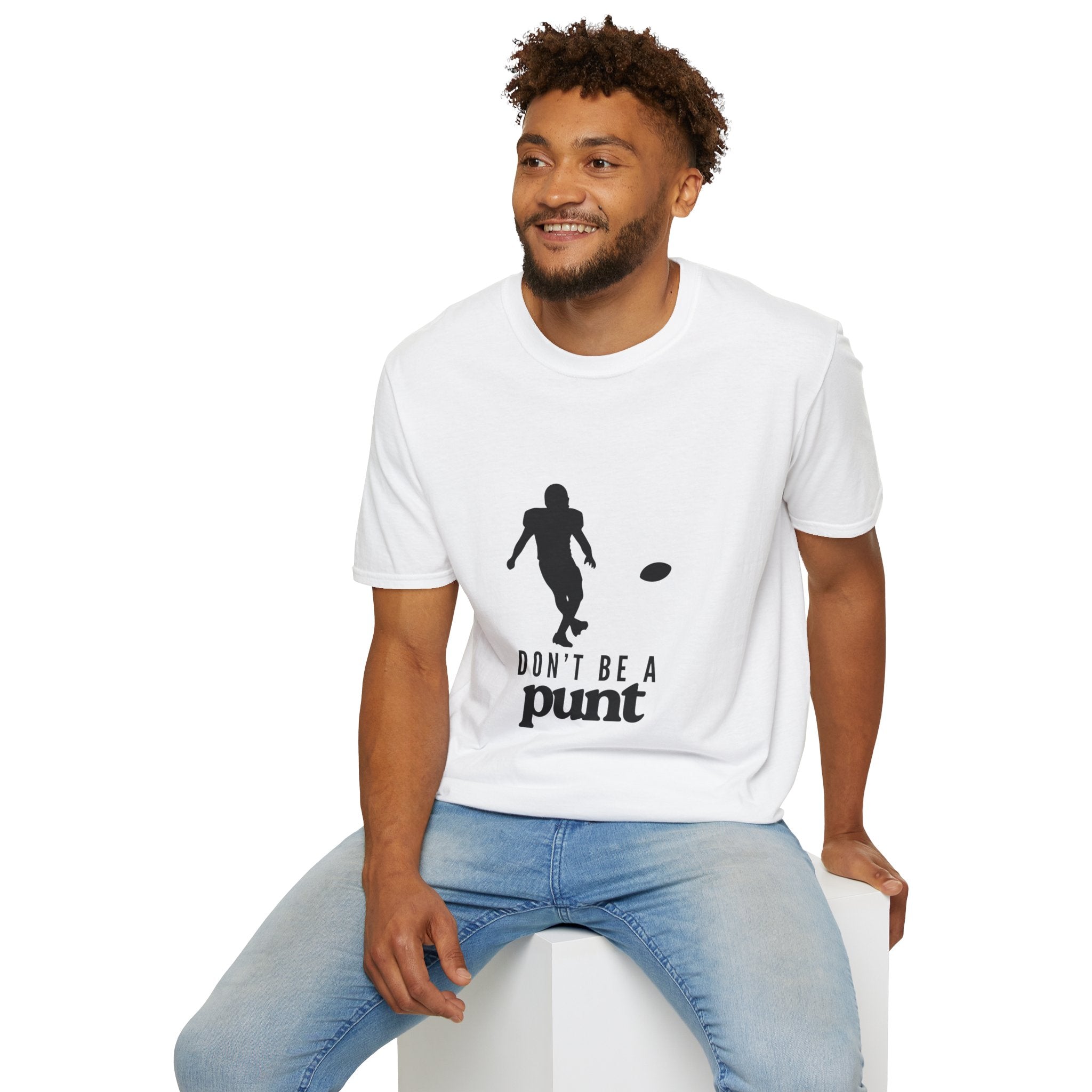 Don't Be A Punt- Kicker Softstyle Cotton Tee
