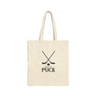 What The Puck Cotton Canvas Tote