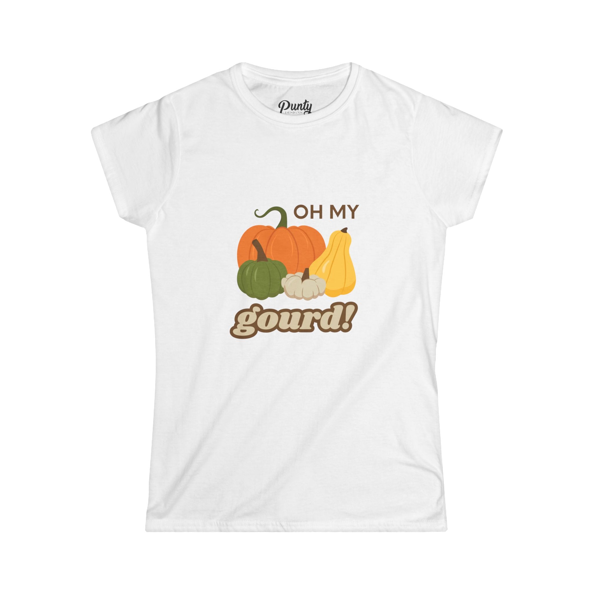 Oh My Gourd Fitted Softstyle Cotton Tee