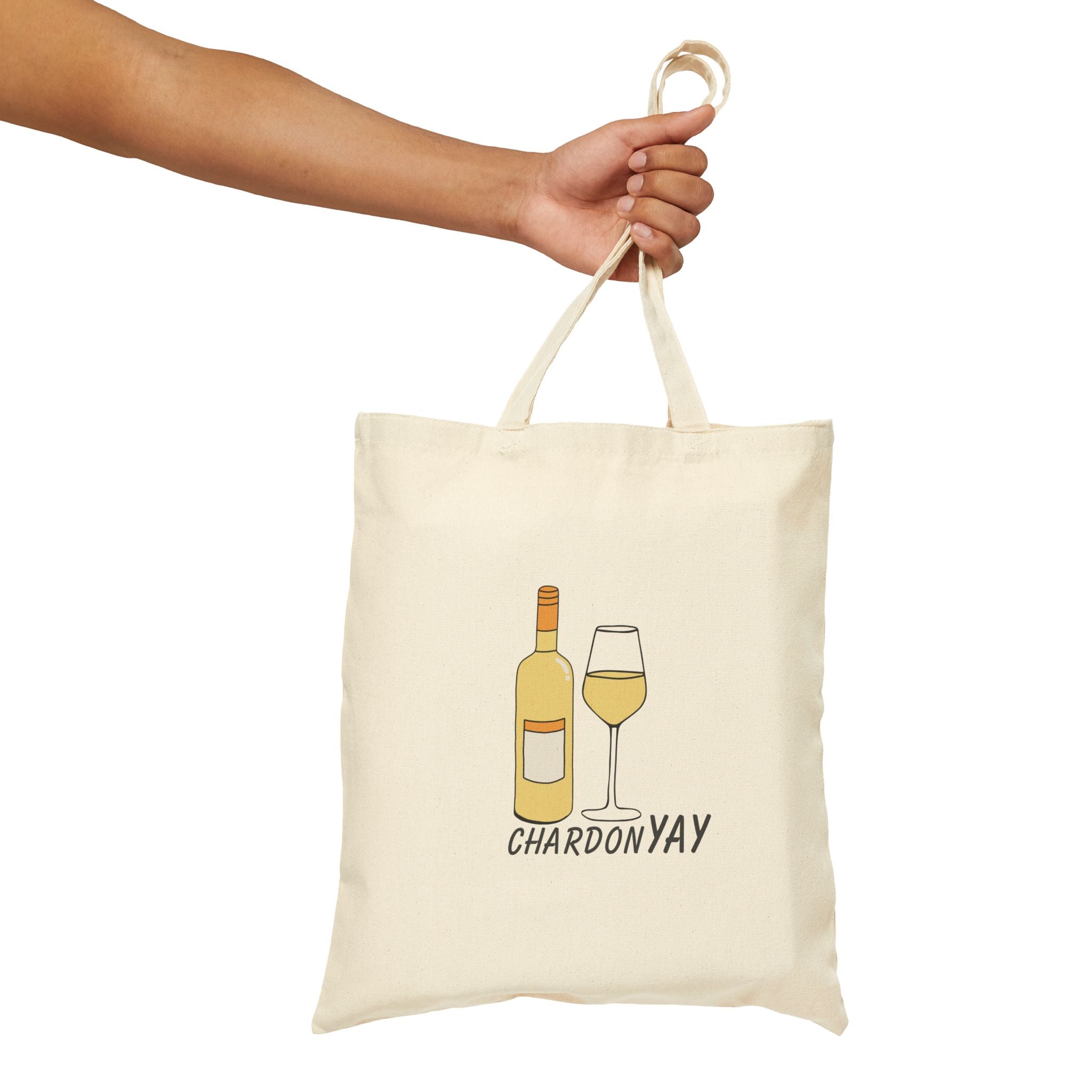 ChardonYAY Cotton Canvas Tote