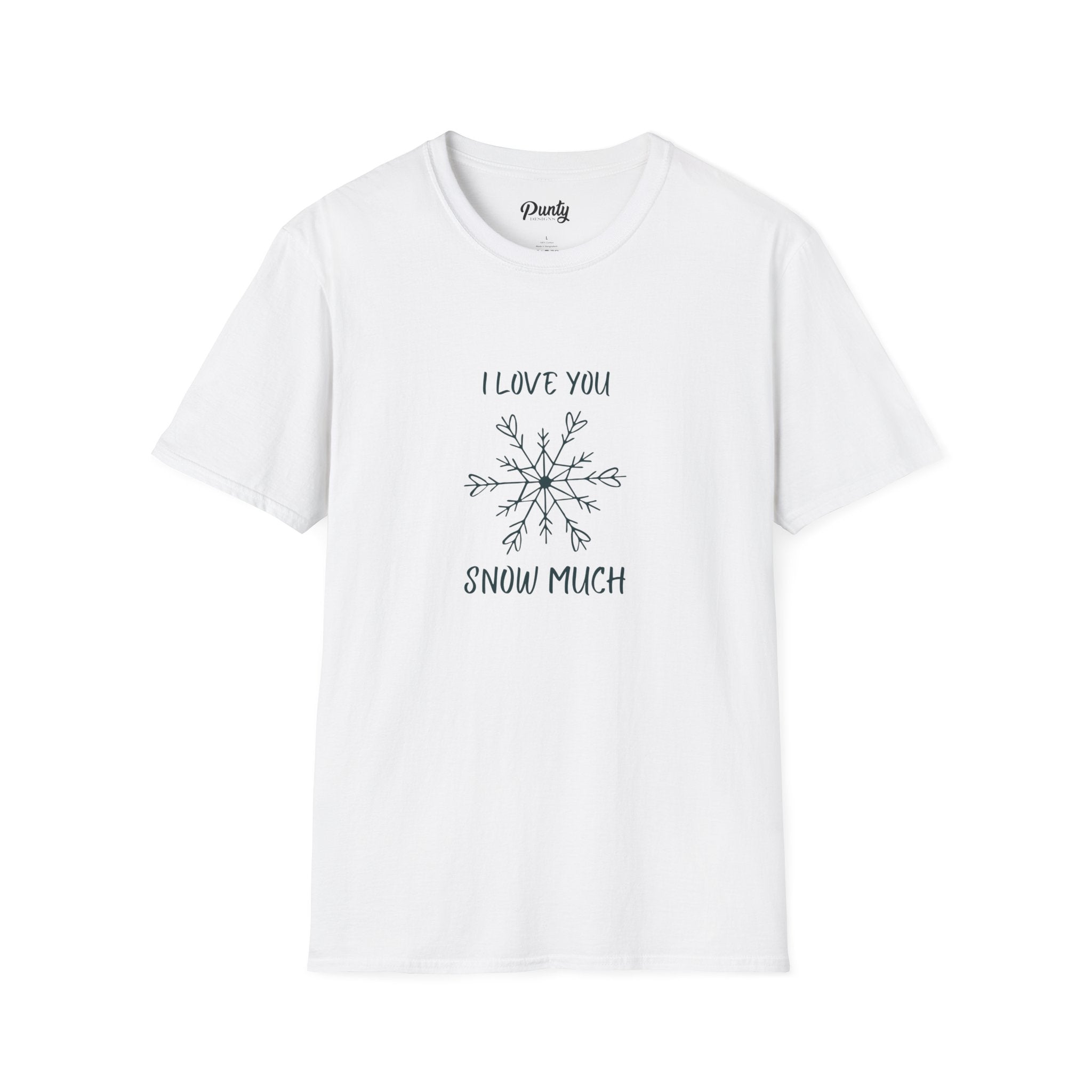 I Love You Snow Much Softstyle Cotton Tee