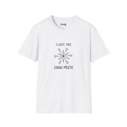 I Love You Snow Much Softstyle Cotton Tee