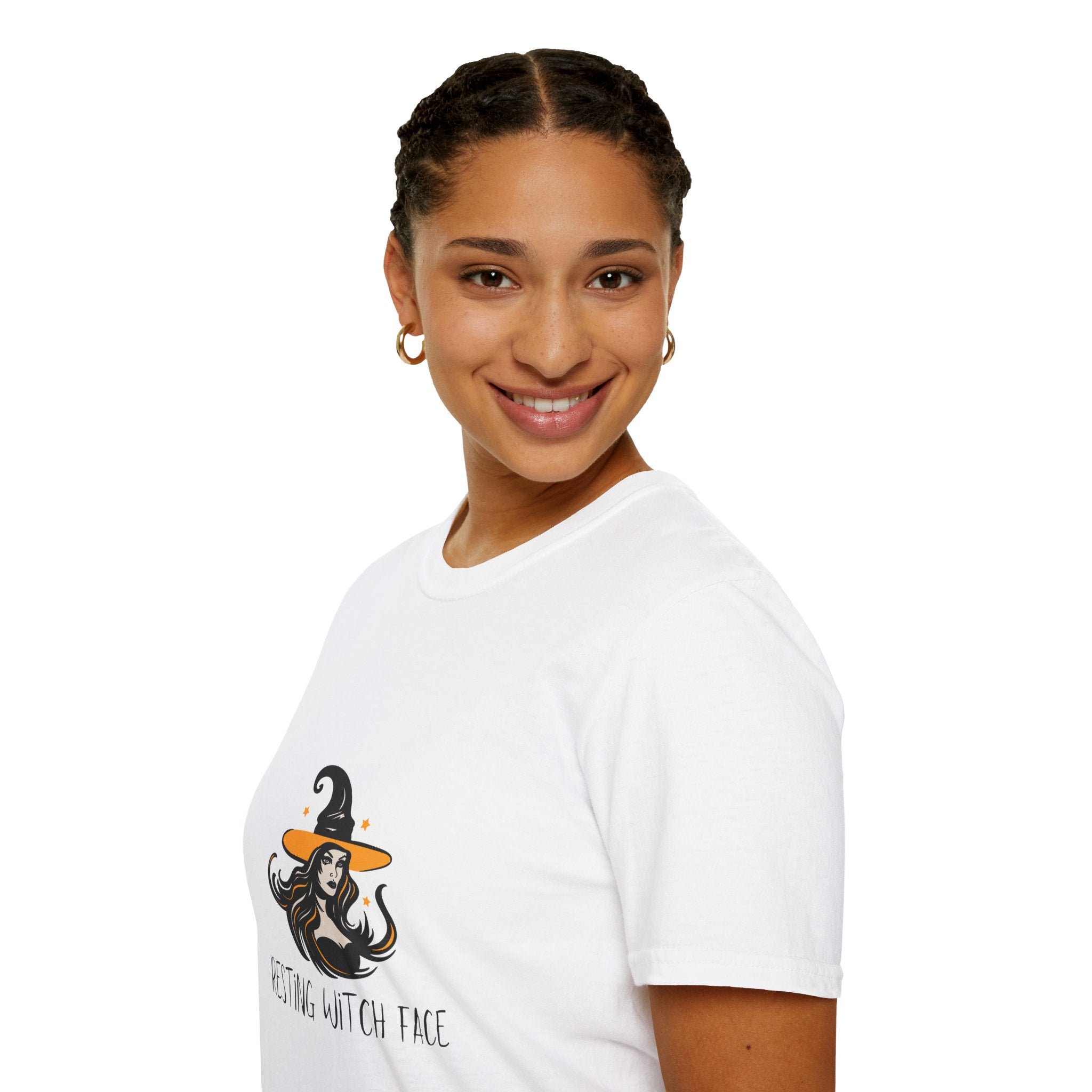 Resting Witch Face Softstyle Cotton Tee