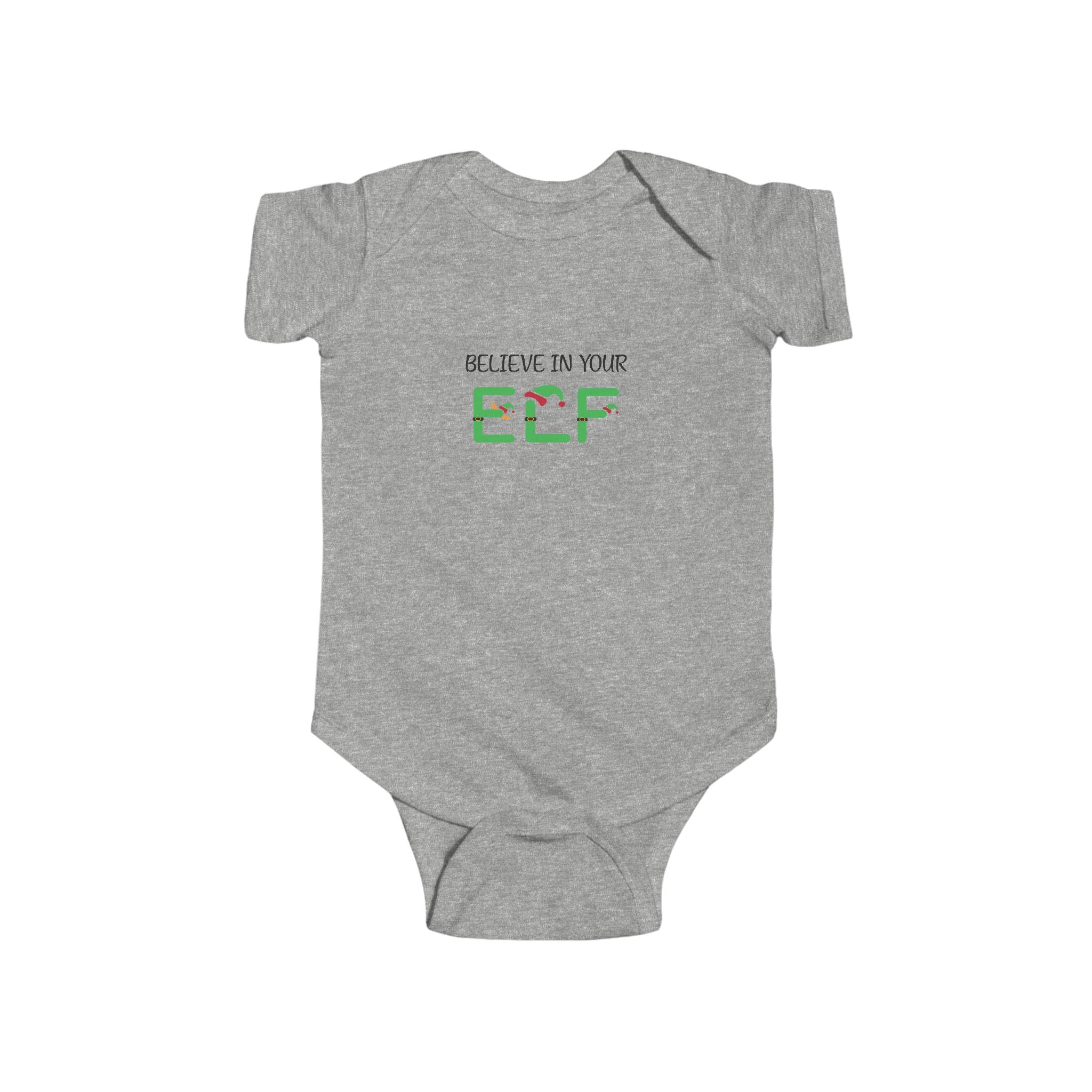 Believe In Your Elf Baby Onesie