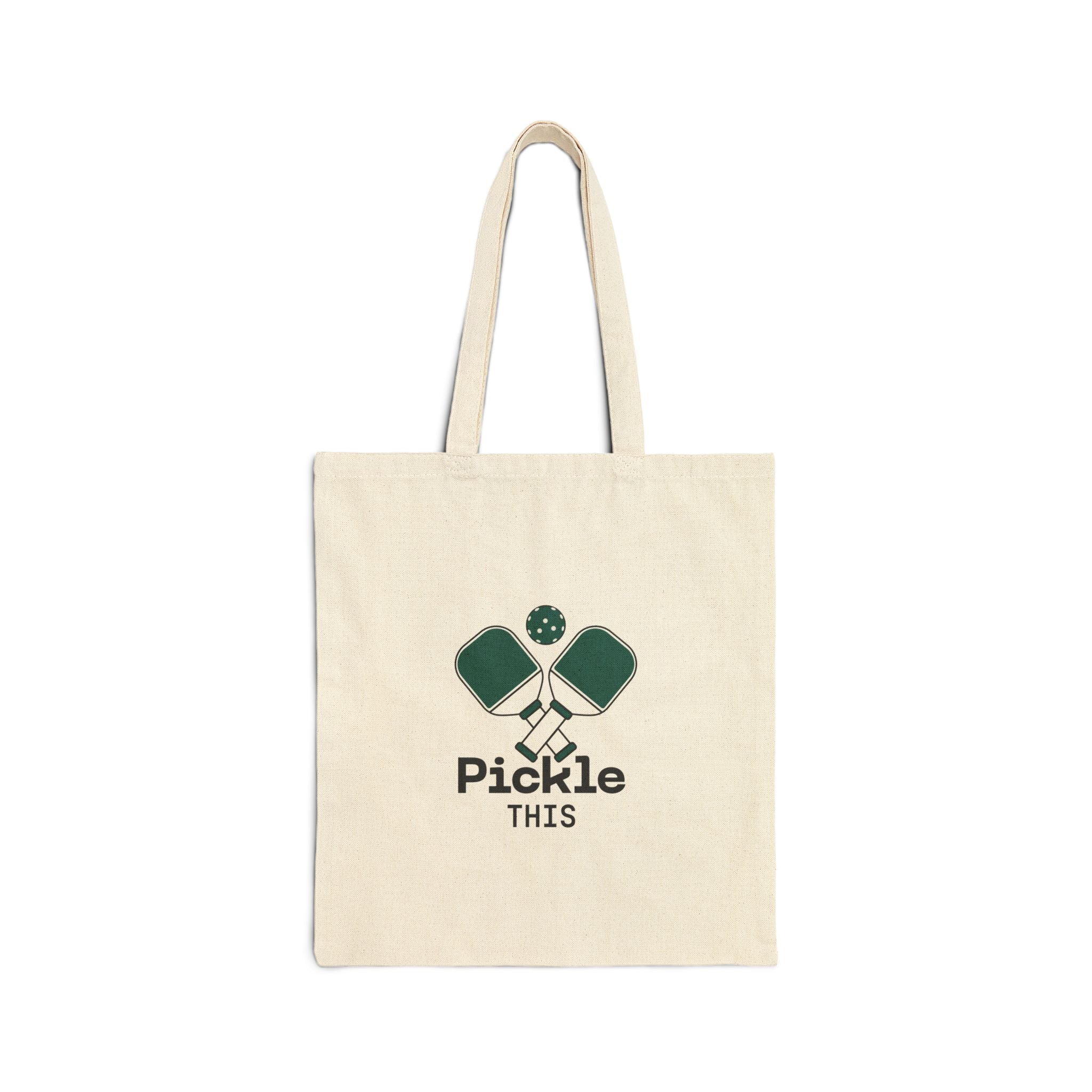 Pickle This Cotton Canvas Tote