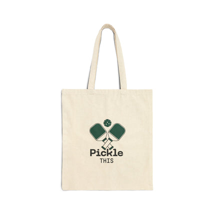 Pickle This Cotton Canvas Tote