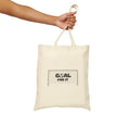 Goal For It Cotton Canvas Tote