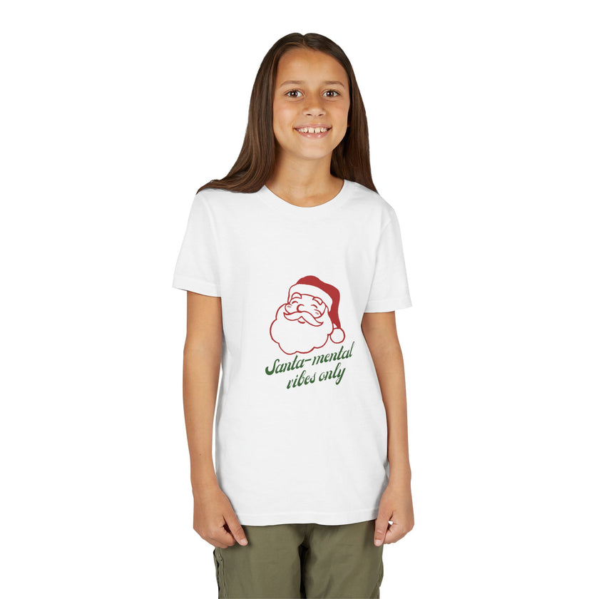 Santa-Mental Vibes Only Youth Short Sleeve Tee