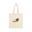 Hoop There It Is Cotton Canvas Tote