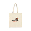 Hoop There It Is Cotton Canvas Tote