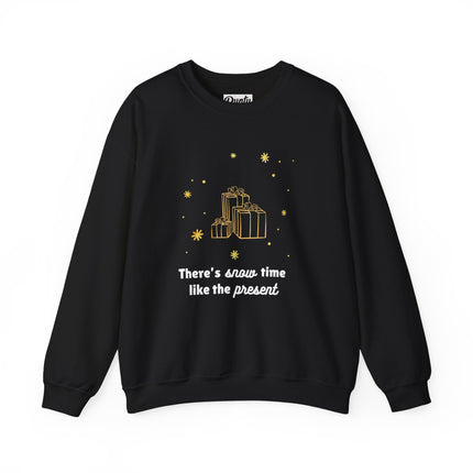 Snow Time Like The Present Crewneck Sweatshirt