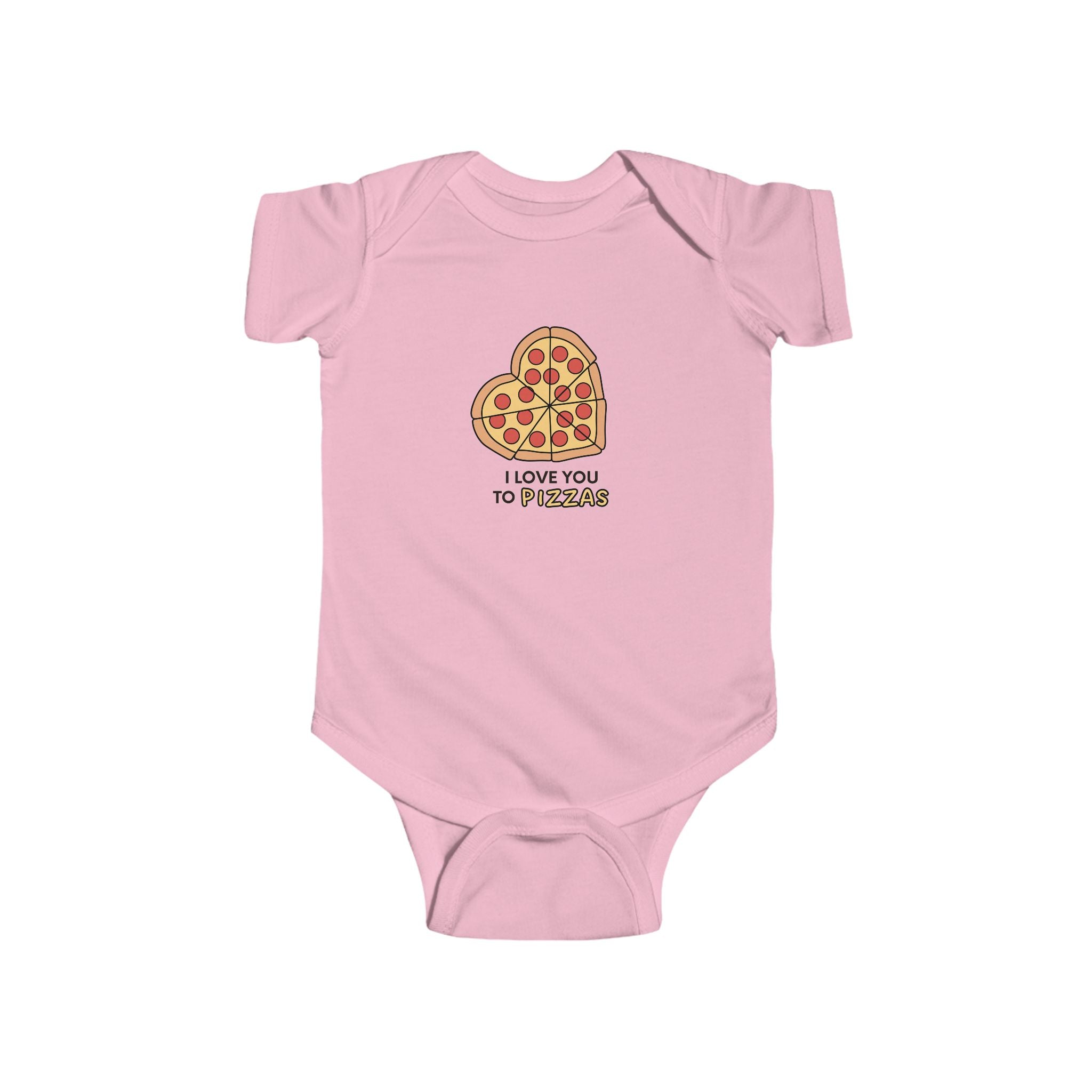 I Love You To Pizzas Baby Onesie
