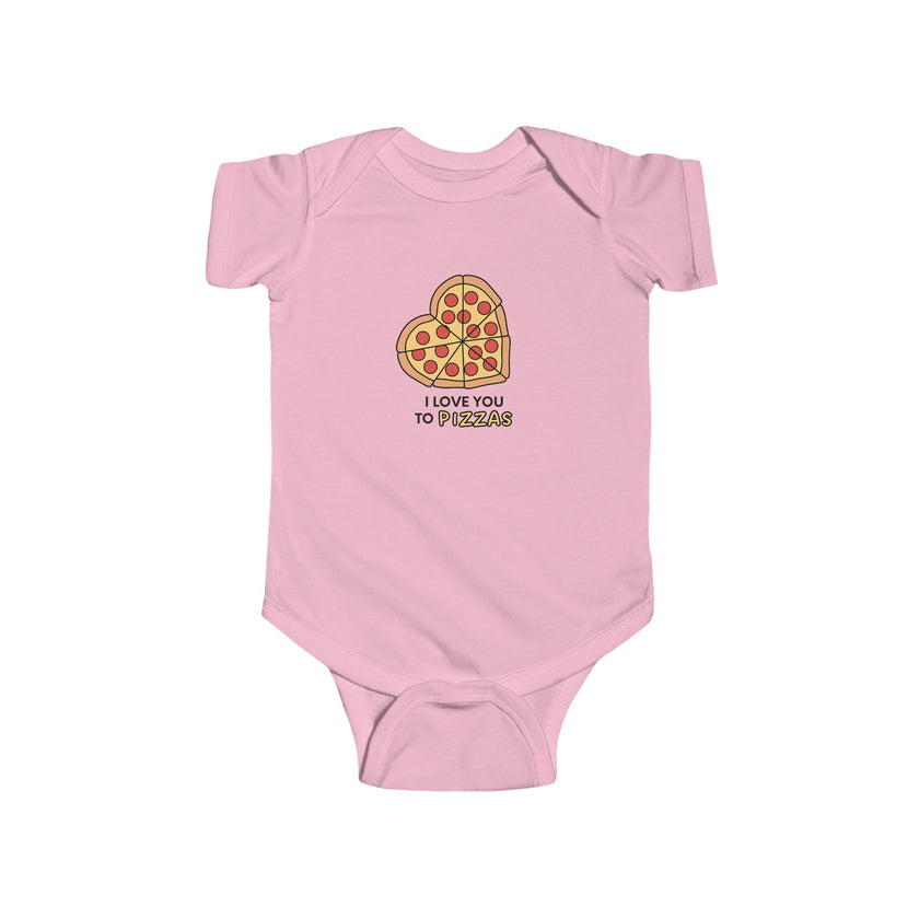 I Love You To Pizzas Baby Onesie