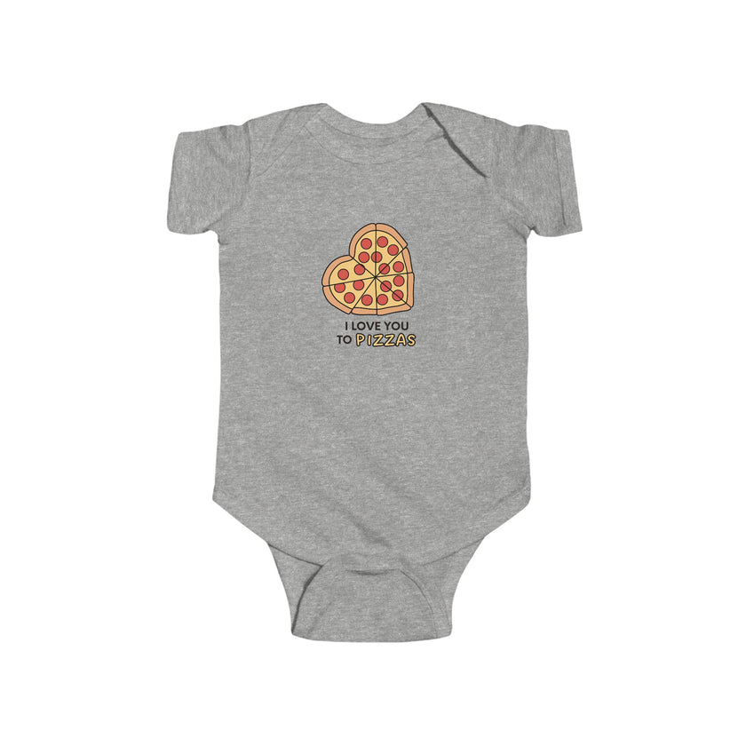 I Love You To Pizzas Baby Onesie