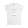 Everything Happens For A Riesling Fitted Softstyle Cotton Tee