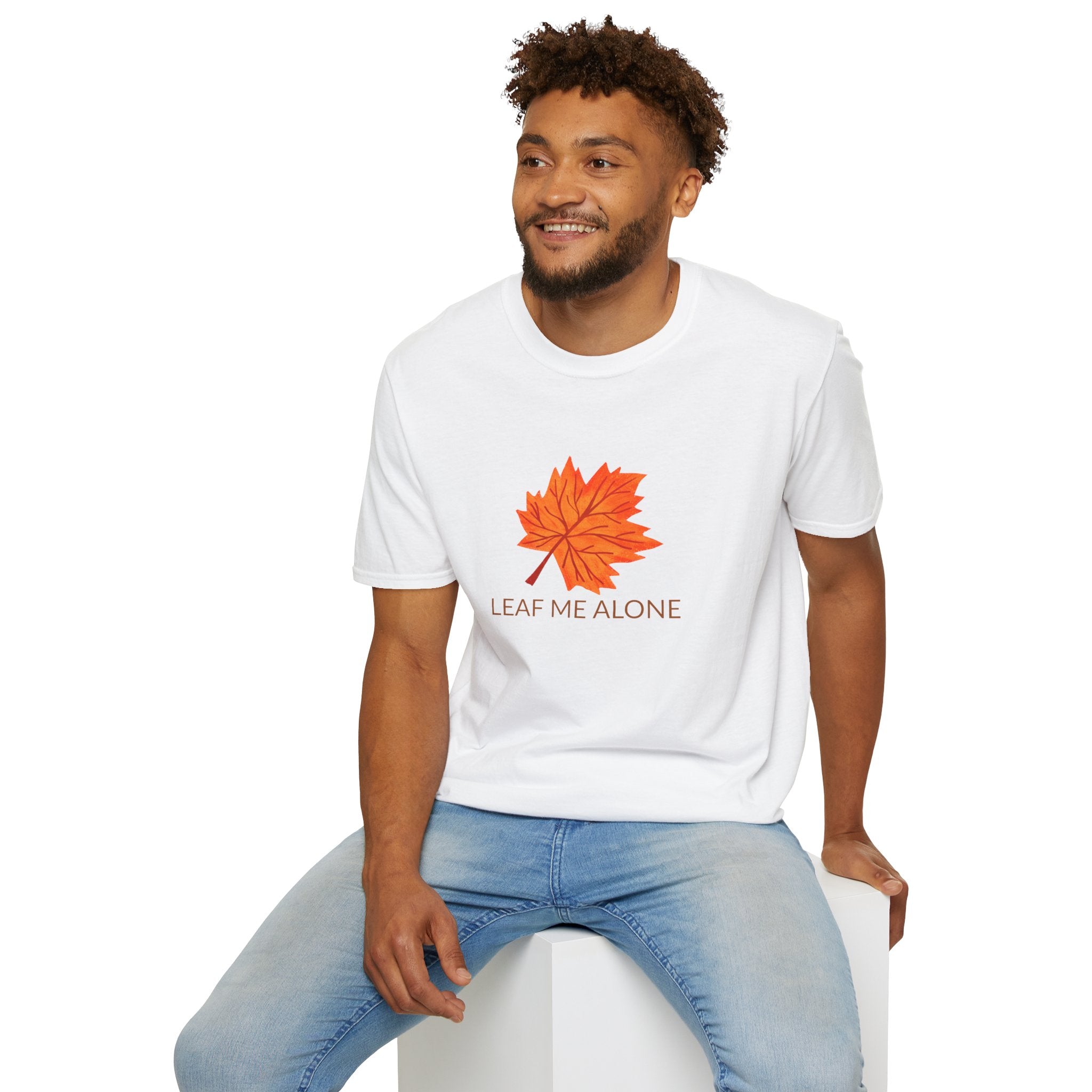 Leaf Me Alone Softstyle Cotton Tee