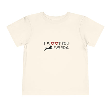Woof You Fur Real Toddler Tee