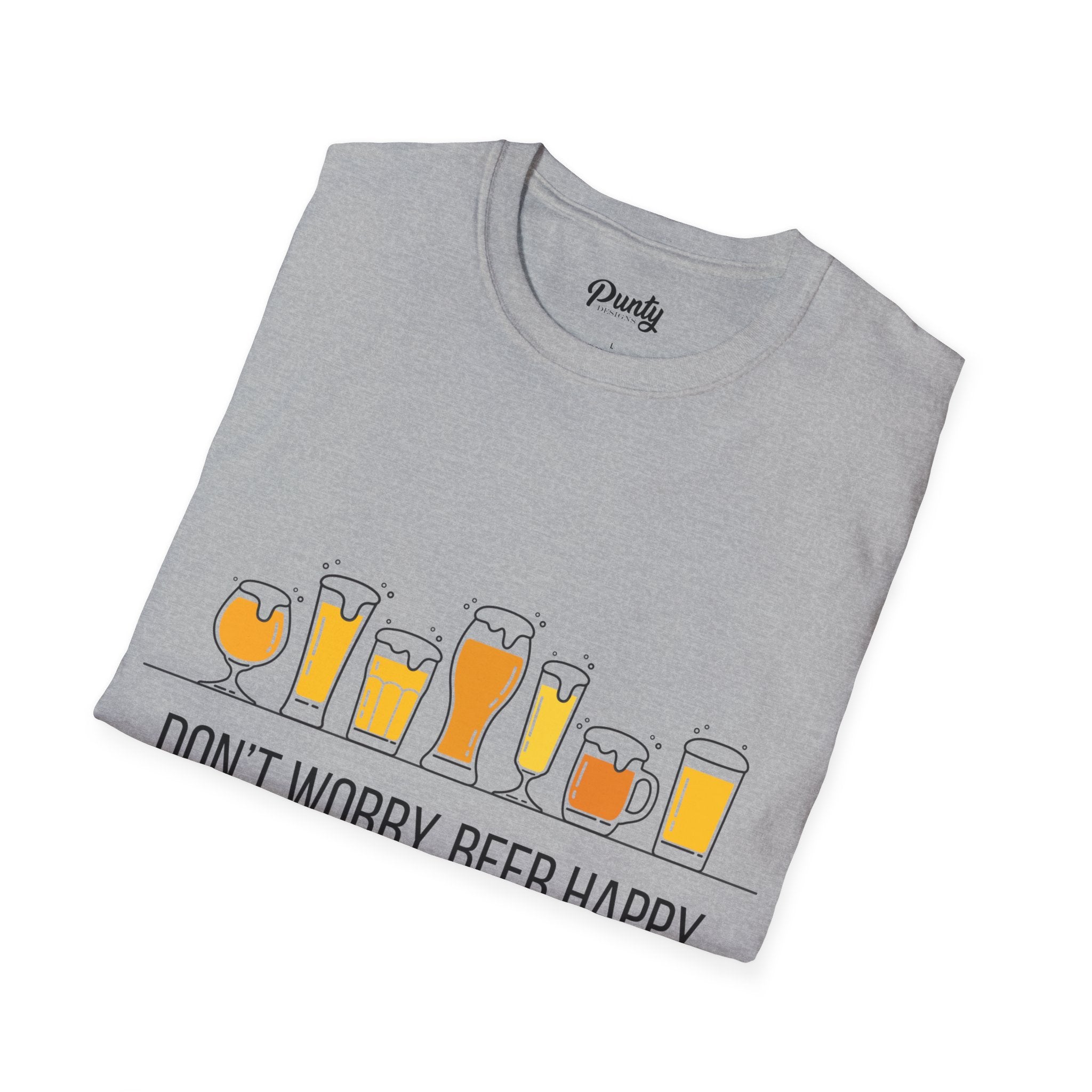 Don't Worry, Beer Happy Softstyle Cotton Tee