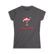 Full Of Holiday Spirits- Red- Fitted Softstyle Cotton Tee