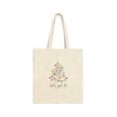 Let's Get Lit - Tree - Cotton Canvas Tote Bag