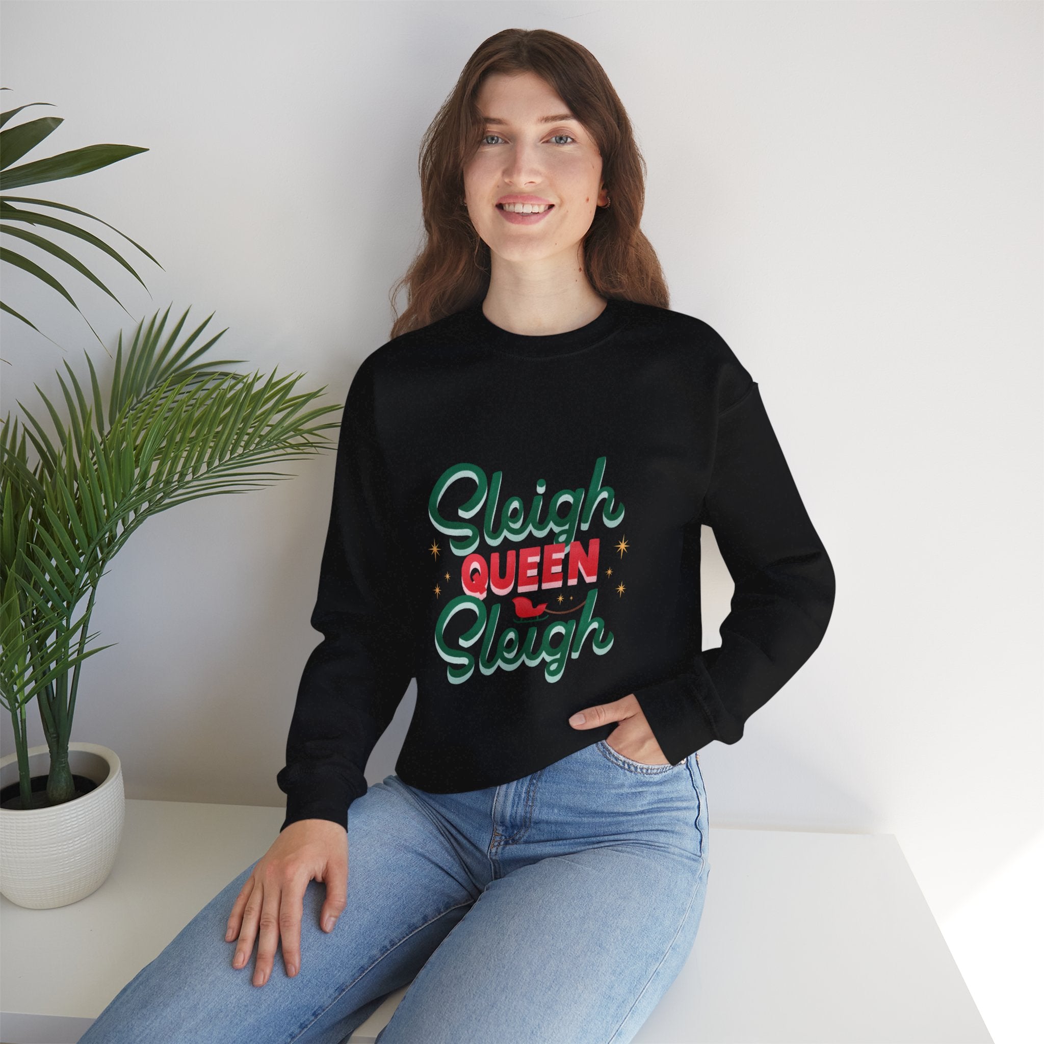 Sleigh Queen Crewneck Sweatshirt