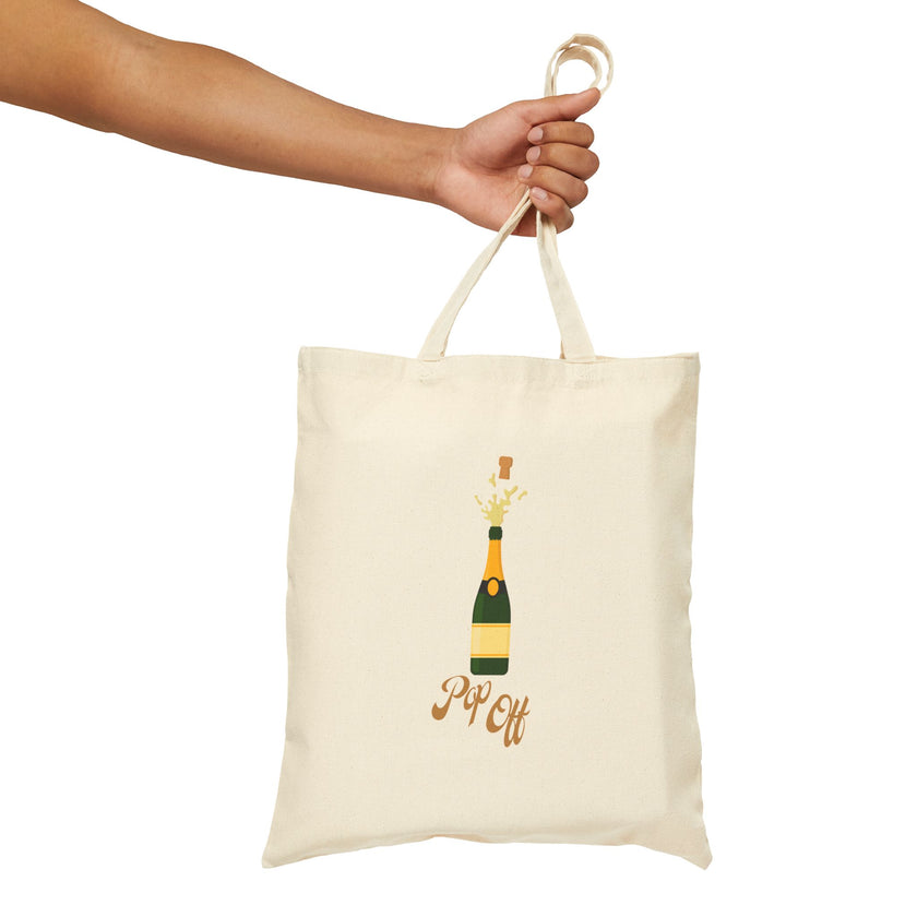 Pop Off Cotton Canvas Tote