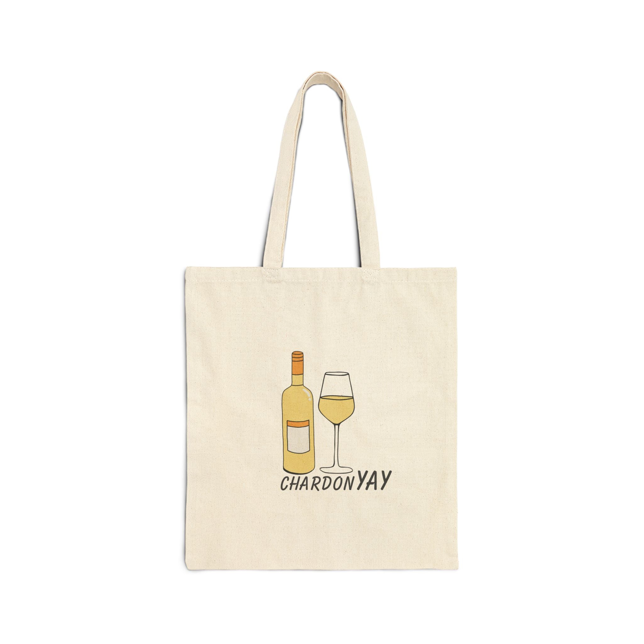 ChardonYAY Cotton Canvas Tote