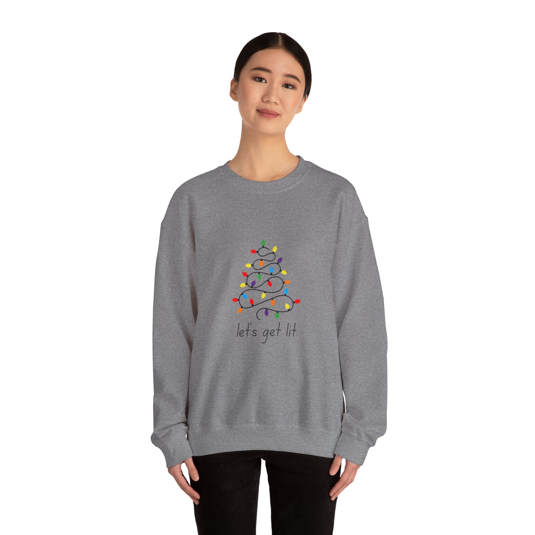 Let's Get Lit - Tree Crewneck Sweatshirt