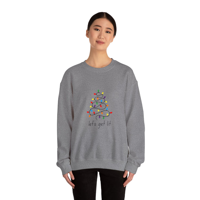 Let's Get Lit - Tree Crewneck Sweatshirt