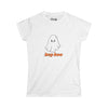 Hey Boo Fitted Softstyle Cotton Tee