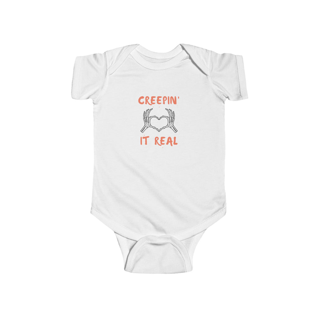 Creepin' It Real Heart Infant Onesie