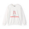 Full Of Holiday Spirits - Pink Crewneck Sweatshirt