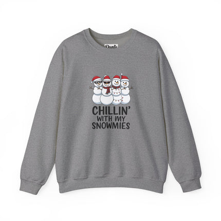 Chillin' With My Snowmies Crewneck Sweatshirt