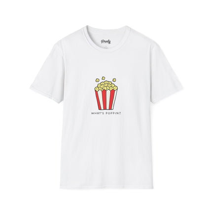 What's Poppin? Popcorn Softstyle Cotton Tee