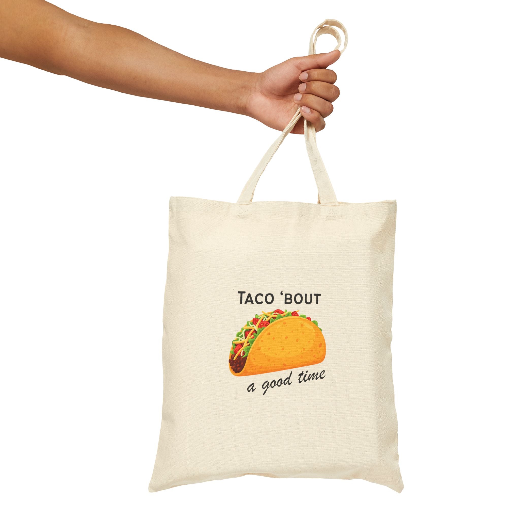 Taco Bout A Good Time Cotton Canvas Tote
