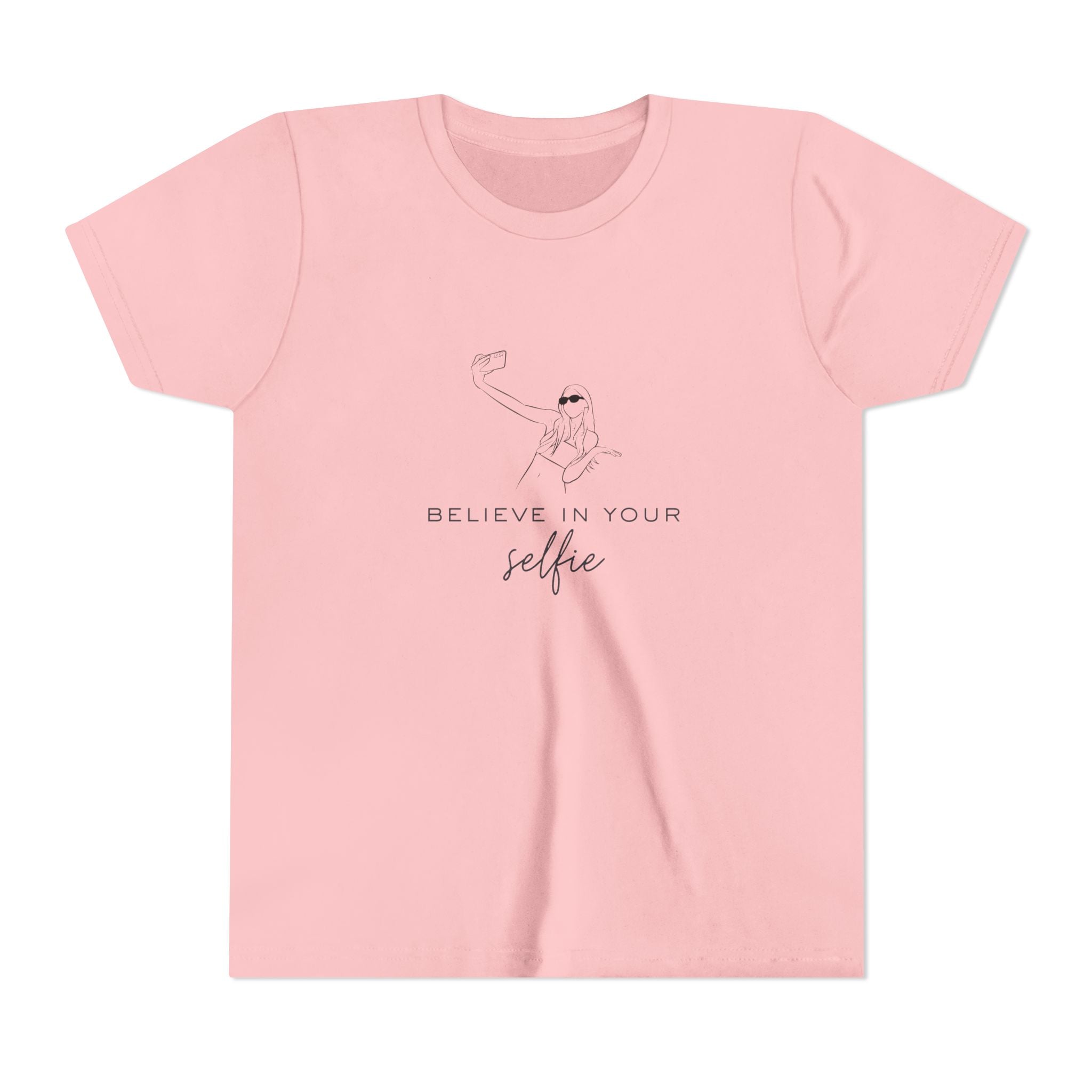 Believe in Your Selfie Youth Short Sleeve Tee