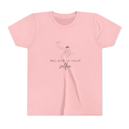 Believe in Your Selfie Youth Short Sleeve Tee