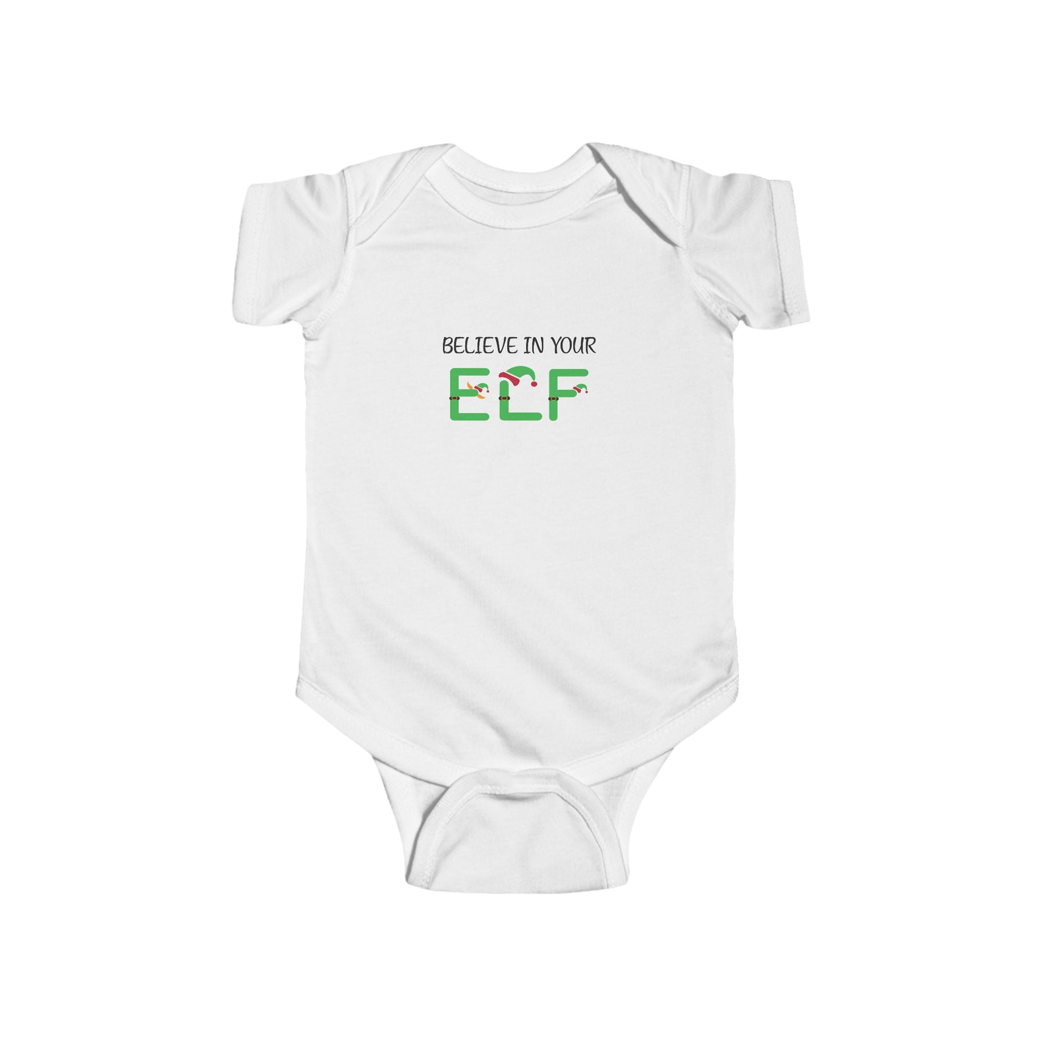 Believe In Your Elf Baby Onesie