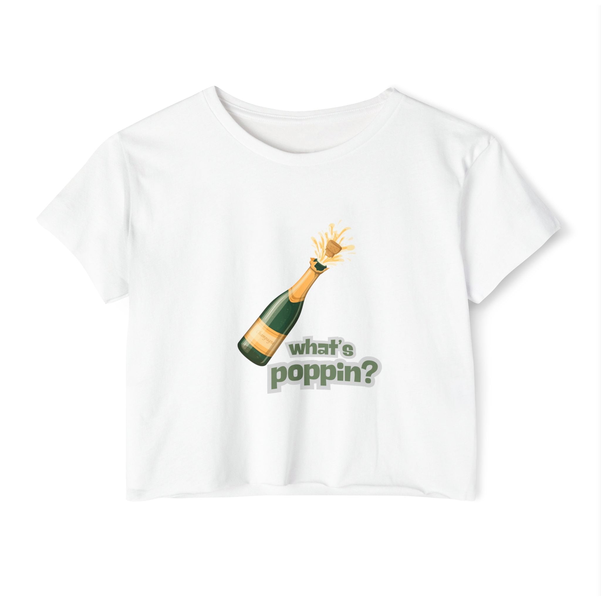 What's Poppin? Festival Crop Top